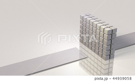 進路妨害を表すアブストラクトCG 44939058