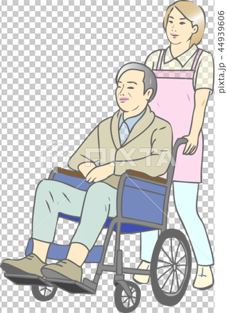 Nursing wheelchair - Stock Illustration [44939606] - PIXTA