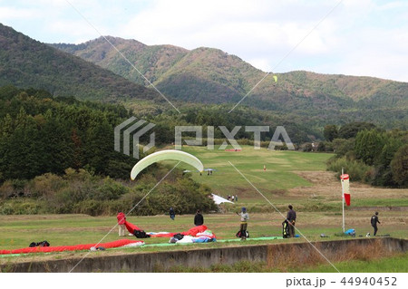 パラグライダー　　茨城県石岡市八郷地区 44940452