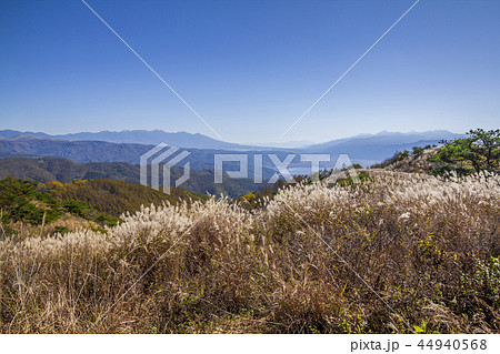 長野県 塩尻市 高ボッチ高原からの眺望 長野県 塩尻市 高ボッチ高原からの眺望 44940568