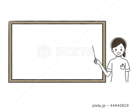 白衣の女性 44940829