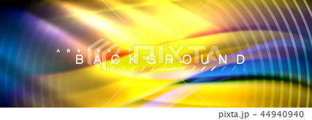 Fluid color wave line background. Trendy abstract layout template for business or technology Fluid color wave line background. Trendy abstract layout template for business or technology 44940940