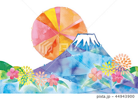 年賀状初日の出 年賀状初日の出 44943900