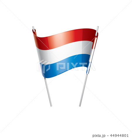 Netherlands flag, vector illustration on a white background 44944801