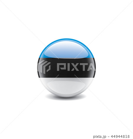 Estonia flag, vector illustration on a white background Estonia flag, vector illustration on a white background 44944818