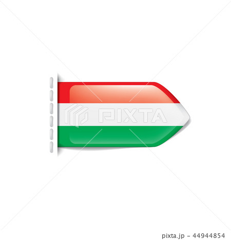 Hungary flag, vector illustration on a white background 44944854