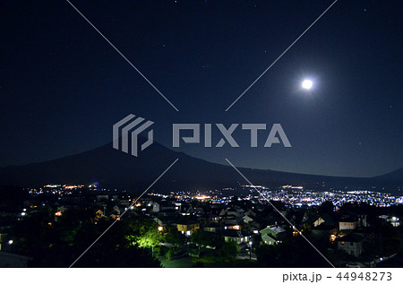 富士山と夜景 富士山と夜景 44948273