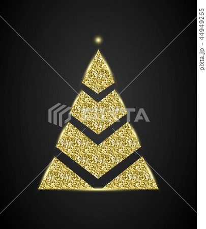 Glitter Stylish New Year Tree Glitter Stylish New Year Tree 44949265