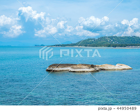 Rocky beach, seascape view, Samui island, Thailand 44950489