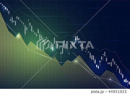 Financial stock market graph on stock market. 44951923