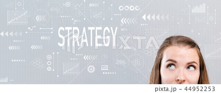 Strategy with young woman Strategy with young woman 44952253