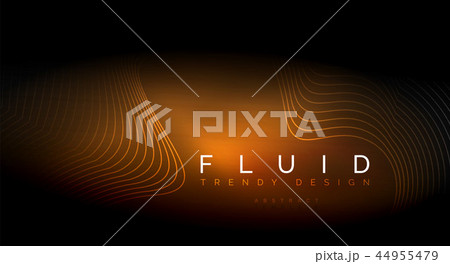 Digital flowing wave particles abstract background 44955479
