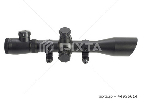 sniper scope isolated on white 44956614