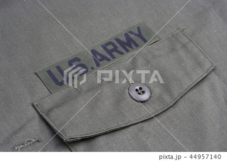 US ARMY Branch Of Service Tape on green uniform 44957140