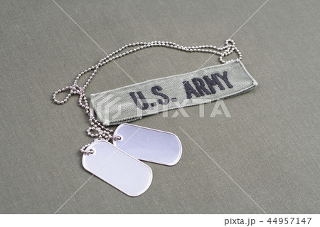 US ARMY Branch Of Service Tape with dog tags  44957147