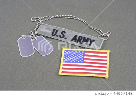 US ARMY Branch Of Service Tape with dog tags  44957148