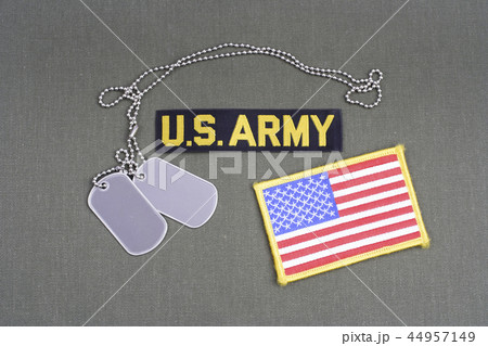 US ARMY Branch Of Service Tape with dog tags  44957149