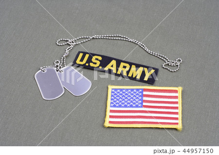 US ARMY Branch Of Service Tape with dog tags  44957150