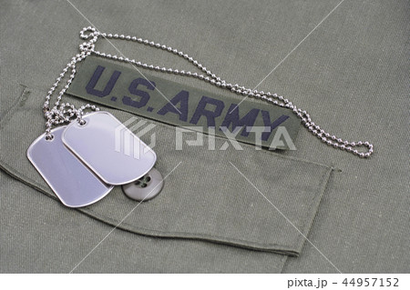 US ARMY Branch Of Service Tape with dog tags  44957152