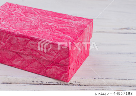 Luxury pink gift box on white background. Luxury pink gift box on white background. 44957198