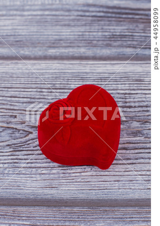 Jewelry box in a shape of heart. 44958099