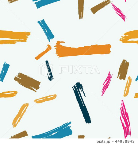 Seamless abstract multicolor brushstrokes on white aquarelle paint texture on paper Seamless abstract multicolor brushstrokes on white aquarelle paint texture on paper 44958945