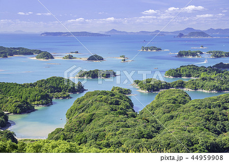 長崎の美しい九十九島（展海峰） 44959908