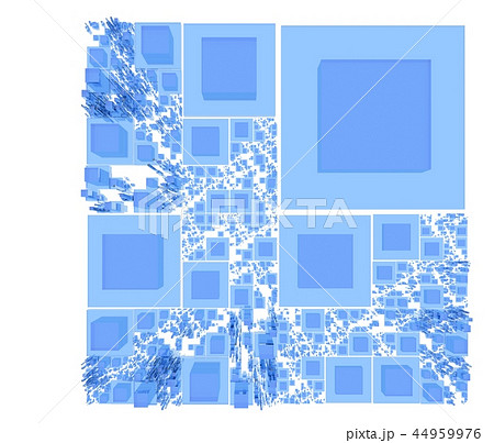 幾何学的な配置の立方体 44959976