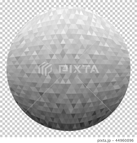 立體派幾何球體單色 44960896