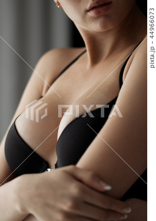 Young beautiful girl with magnificent breasts chic 44966073