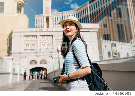 tourist going to join the guide tour in museum 44966902
