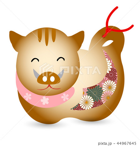 亥　動物　年賀状　アイコン  44967645