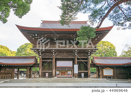 東京都　明治神宮　南神門 44969646