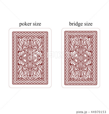 Backside of playing cards. Dark red  44970153