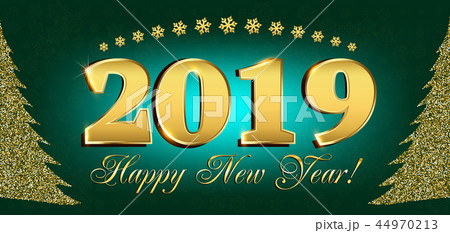 2019 Happy New Year Flyers and Greetings Card 2019 Happy New Year Flyers and Greetings Card 44970213