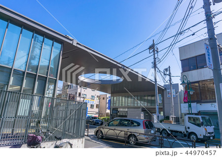 駅前風景　上野毛駅 44970457