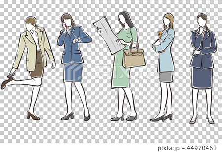 Illustration of a business woman Illustration of a business woman 44970461