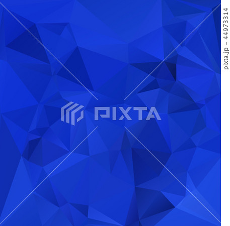 Blue Polygonal Mosaic Background 44973314
