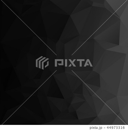 Black Polygonal Mosaic Background 44973316