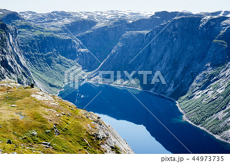 Ringedalsvatnet Lake Near Trolltunga, Norway Ringedalsvatnet Lake Near Trolltunga, Norway 44973735