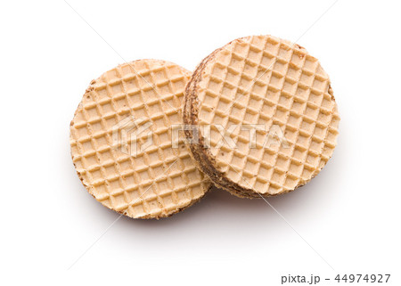 Sweet chocolate wafer biscuits. 44974927