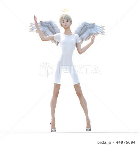 リアルな天使　perming3DCG　イラスト素材 44976694