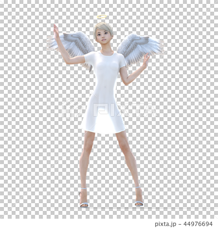 リアルな天使　perming3DCG　イラスト素材 44976694