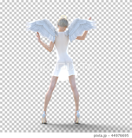 リアルな天使　perming3DCG　イラスト素材 44976695