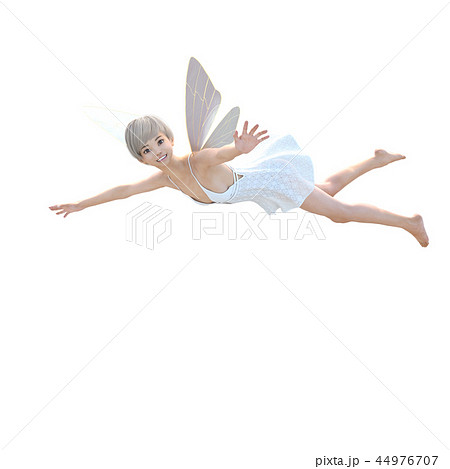リアルな天使　perming3DCG　イラスト素材 44976707