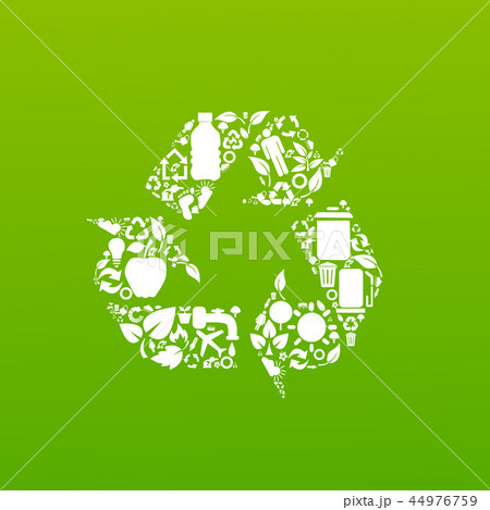 Environmental conservation symbols 44976759