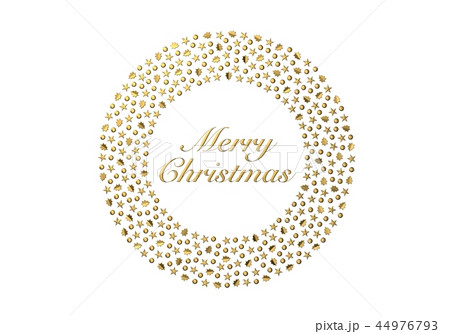 クリスマスリース_白バック クリスマスリース_白バック 44976793
