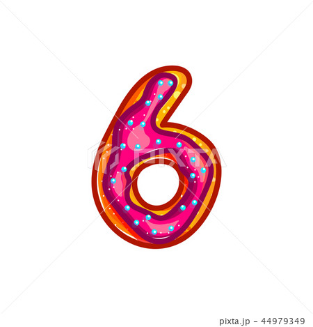 glazed cookie alphabet 44979349