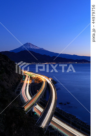 静岡_薩埵峠からの朝焼け 44979756