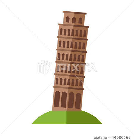 Tower of Pisa Vector Illustration 44980565